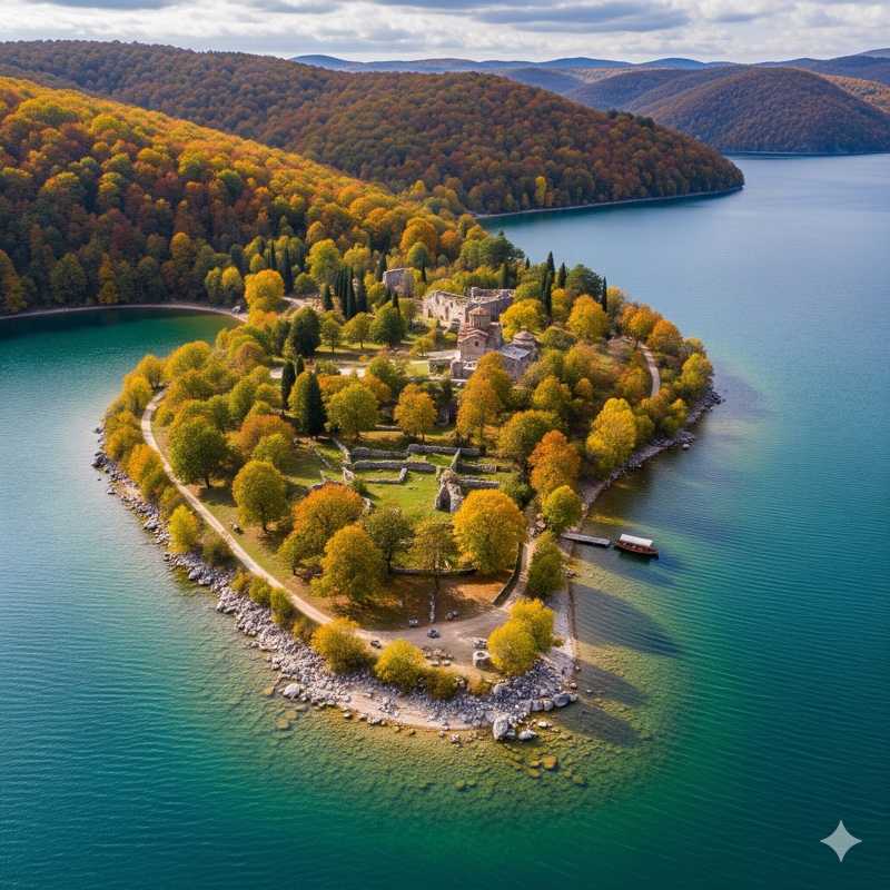 Národní park Prespa a ostrov Maligrad