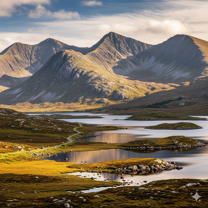 Pohoří Twelve Bens v Connemara