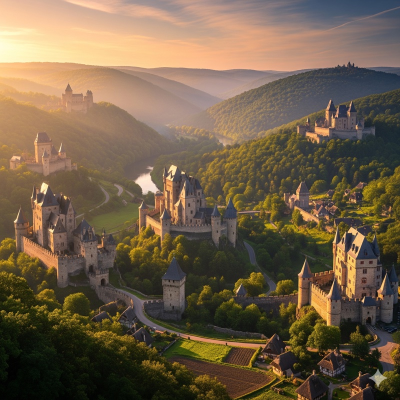 Údolí Sedmi Hradů (Vallée des Sept Châteaux)