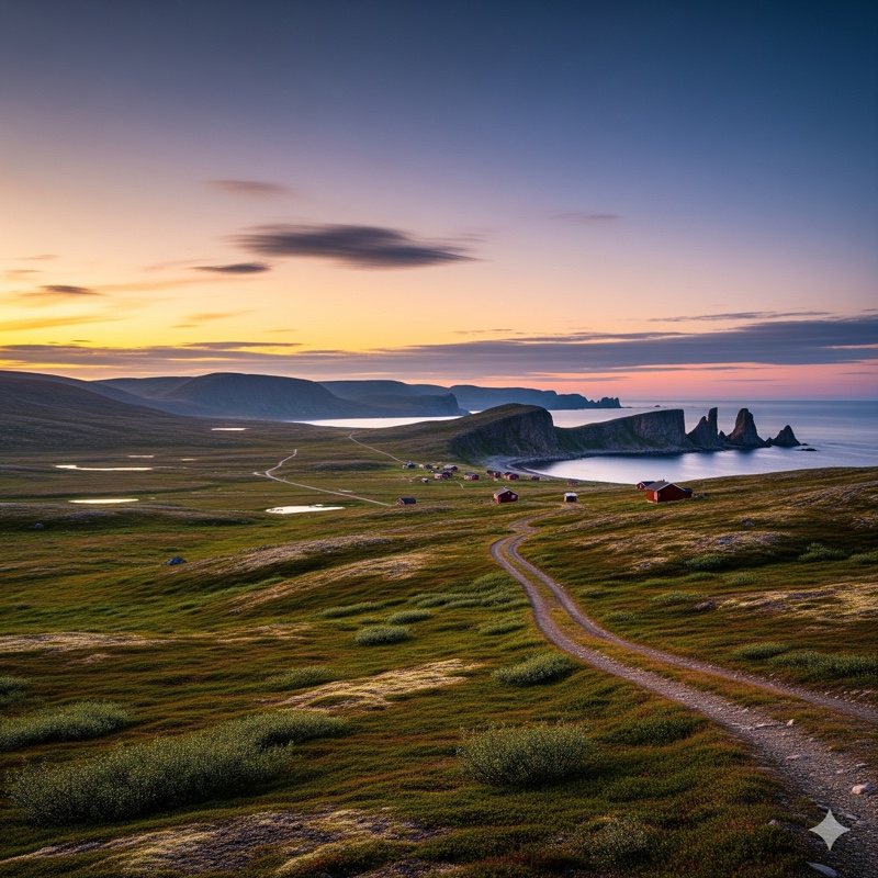 Finnmark a poloostrov Varanger