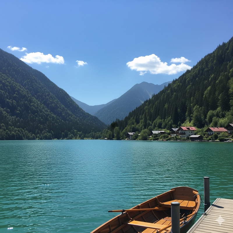 Jezero Weissensee (Korutany)