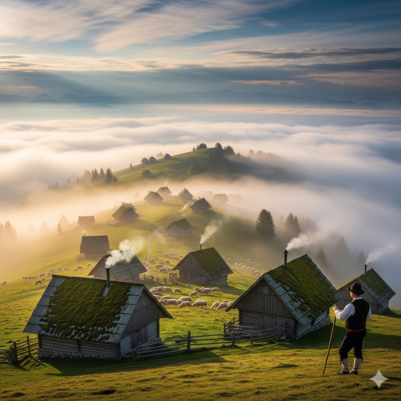 Velika planina: Pastýřská pohádka v oblacích