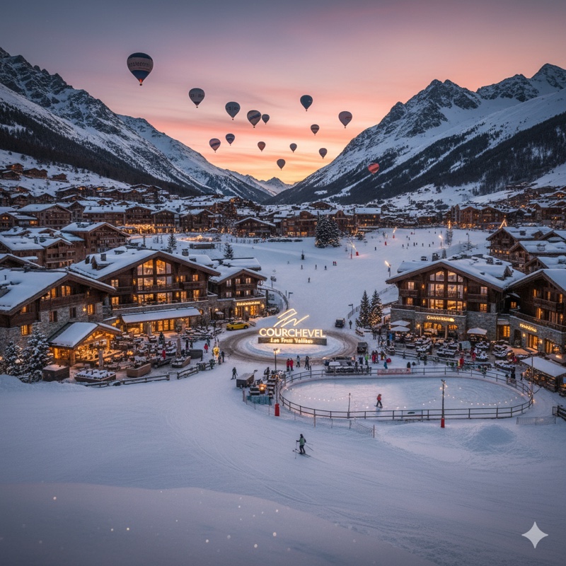 Courchevel, Francie: Luxus a dokonalost ve Třech údolích